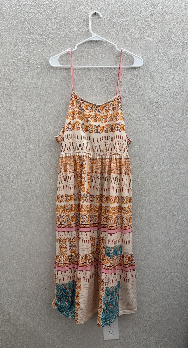 Unbranded Womens Dress Size 3XL Colorful Floral Sleeveless